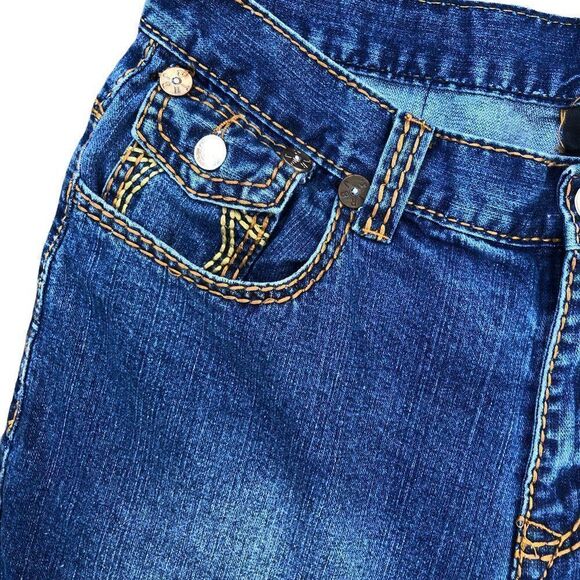 True Religion Jeans Size 36 JOHNNY SUPER T Blue - Picture 5 of 7